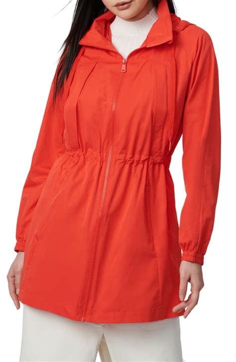 Womens Orange Rain Jackets (1) 